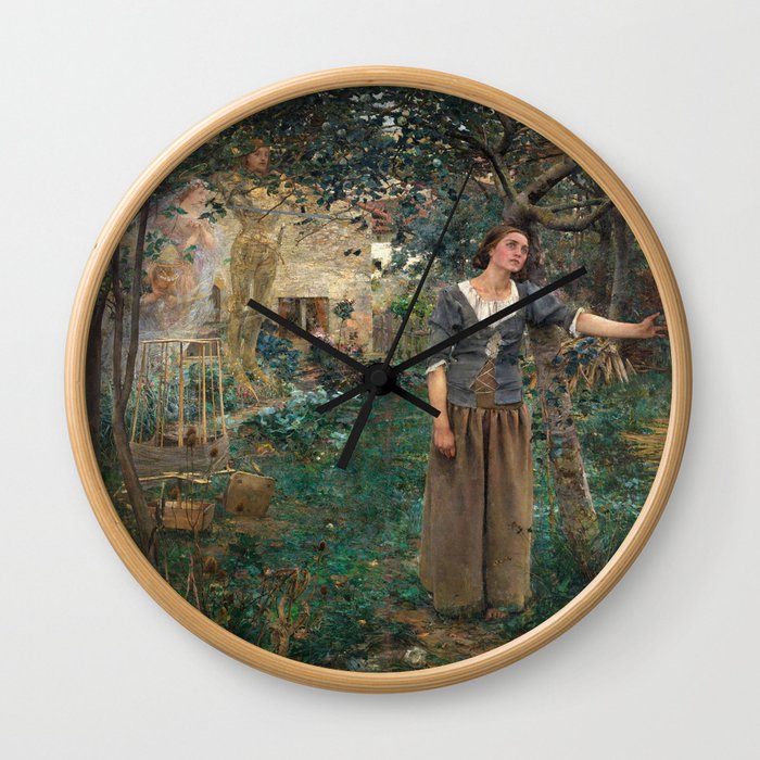 Jules Bastien-Lepage - Johanna von Orleans anagoria Wall Clock