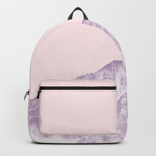 pink mountain Backpack