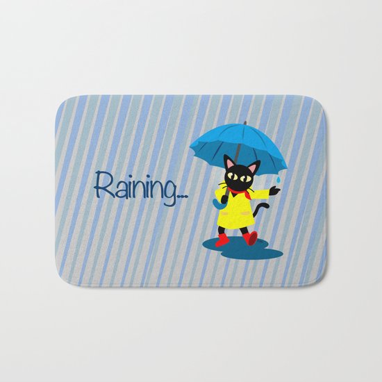 Raining Bath Mat