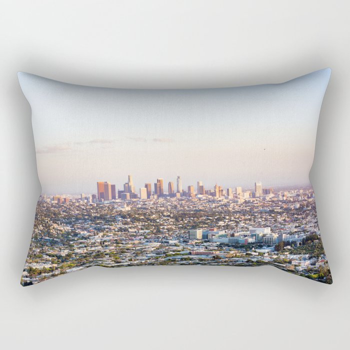 Los Angeles Skyline Rectangular Pillow
