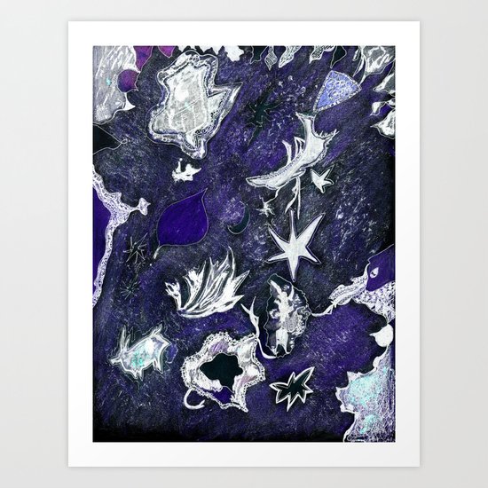 snow flurry Art Print