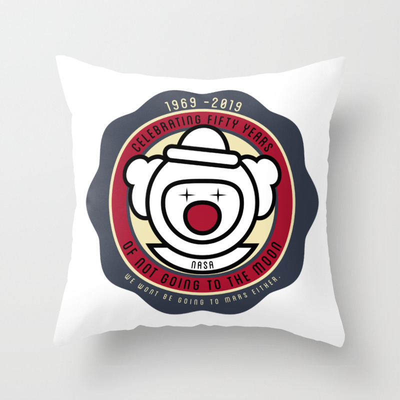 Moon Landing 50th Anniversary Throw Pillow By Axelle1410 Society6