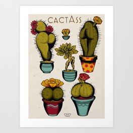 CactAss Art Print