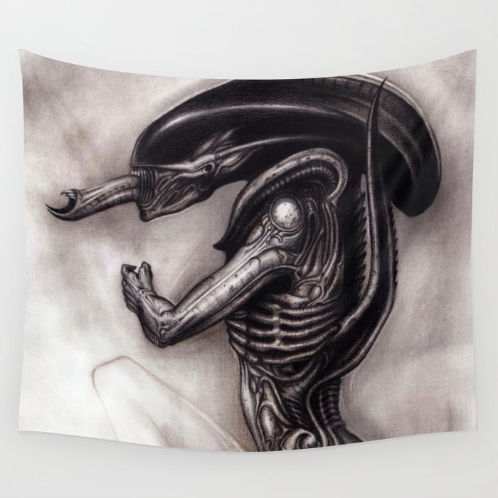 Alien Xenomorph Wall Tapestry By Dendareloaded Society6