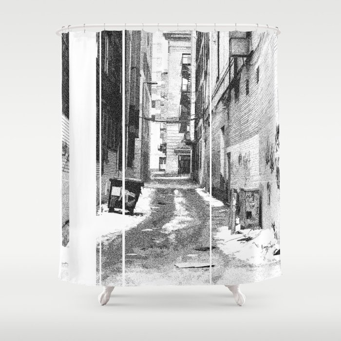 Versoning 3 0 Montreal Alley Shower Curtain By Dougdugas