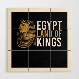 Egypt Land Of Kings Hieroglyphics Wood Wall Art