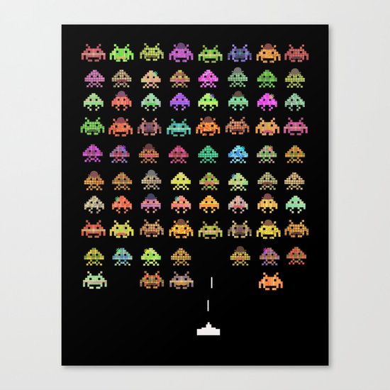 Fashionable Invasion Canvas Print