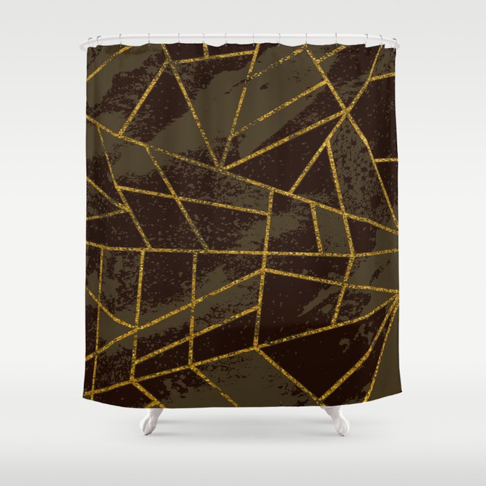 Abstract #941 Shower Curtain
