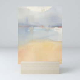 In Dreams 020 - Abstract Beach Ocean Watercolor Mini Art Print