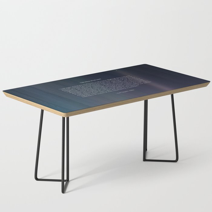 The Pale Blue Dot  Coffee Table