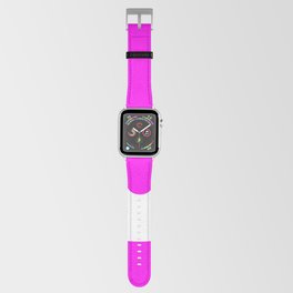 U (White & Magenta Letter) Apple Watch Band