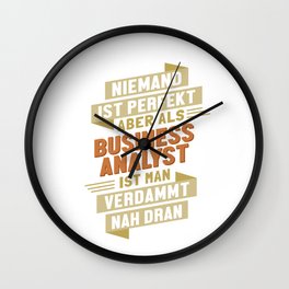 Business Analyst fast Perfekt Requirements Engineer Wall Clock