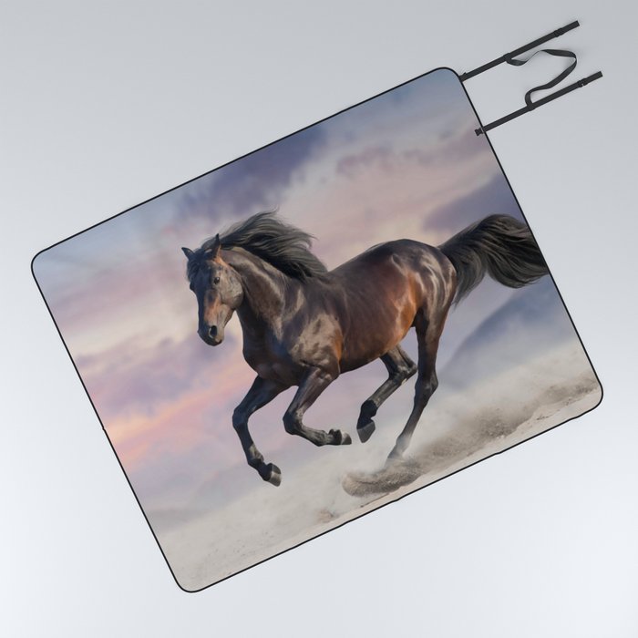 Cute Horse 20 Picnic Blanket