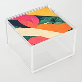 Tropical Colorful Jungle #04 Acrylic Box