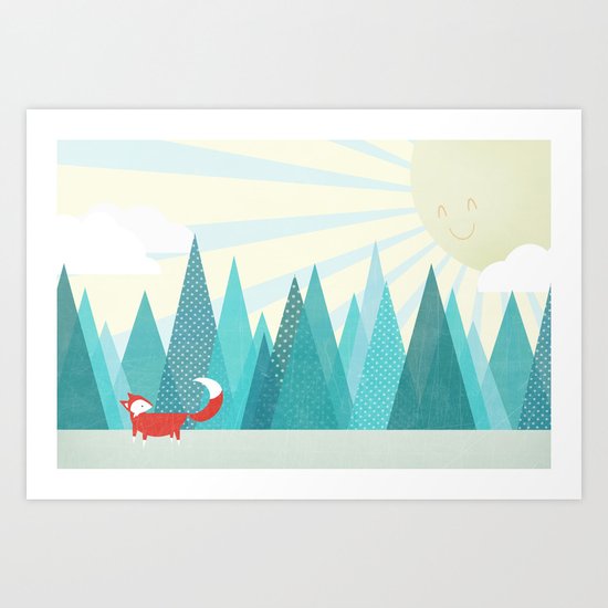 Winter's Over Art Print