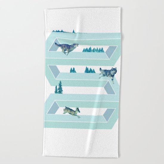 The impossible Pursuit Beach Towel