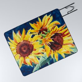 Sunflowers Picnic Blanket