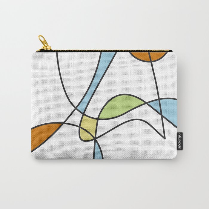 Mid Century Modern Abstract Design Carry-All Pouch