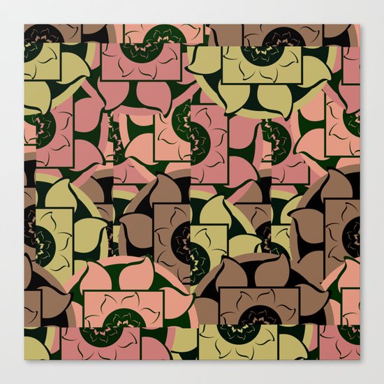 Floral pieces Canvas Print