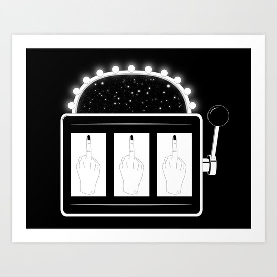 Congratulations, you won! Art Print
