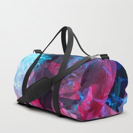 coloured peonies pink-blue Duffle Bag