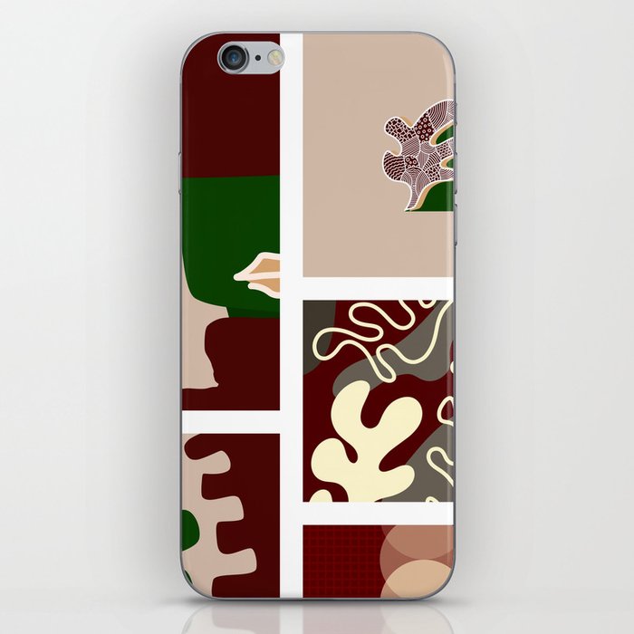 Assemble patchwork composition 20 iPhone Skin