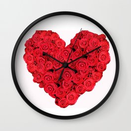 Love hearts Wall Clock