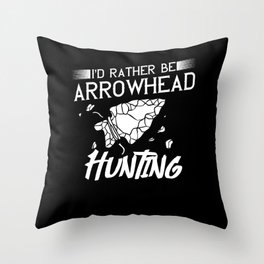 Arrowhead Hunting Collection Indian Stone Throw Pillow