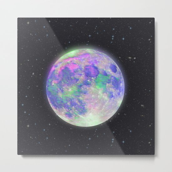 pink moon Metal Print