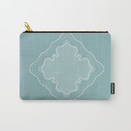 Peaceful blue gray Carry-All Pouch