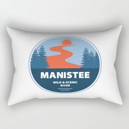 Manistee Wild And Scenic River Rectangular Pillow