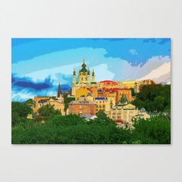 Kiev: A City of Elegant Designs and Timeless Traditions Canvas Print