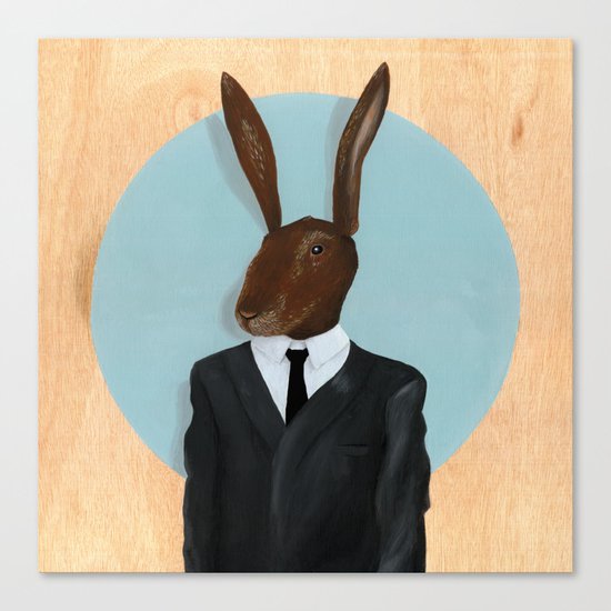 David Lynch | Rabbit Canvas Print