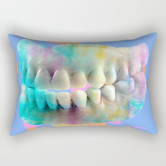 Dino tracks Rectangular Pillow
