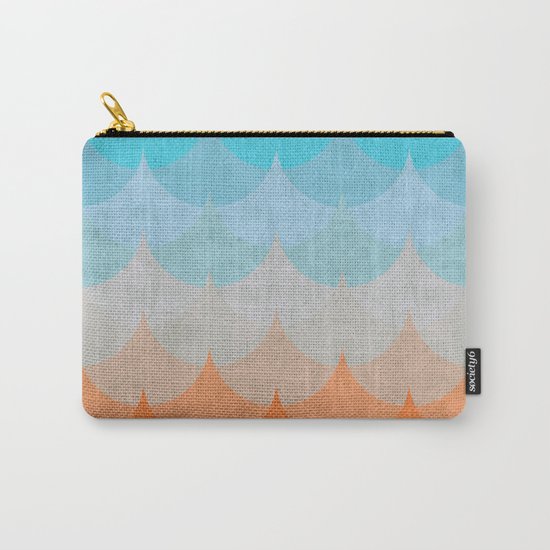 Colorful minimalist waves II Carry-All Pouch