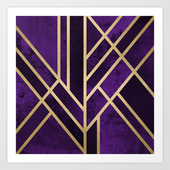 Art Deco Royal Art Print