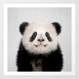 Panda Bear - Colorful Art Print