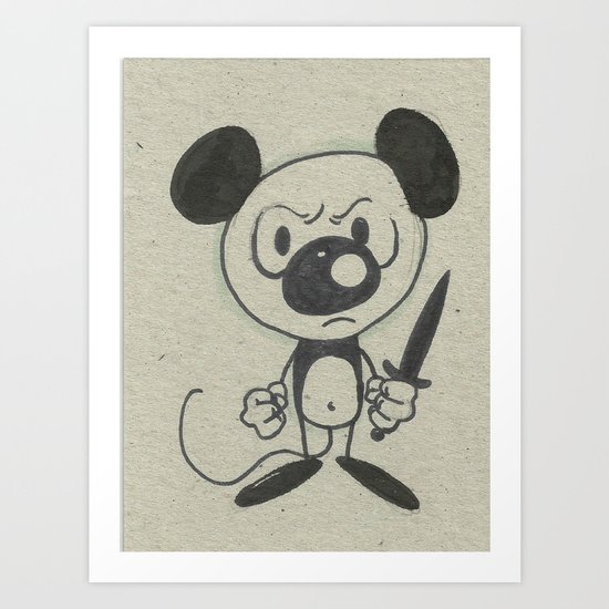 angry terry Art Print