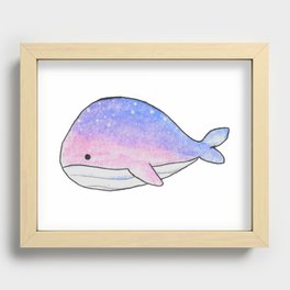 Space bisexuwhale Recessed Framed Print