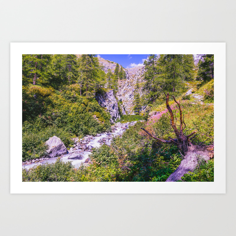 Peaceful Creek In A Forest In The Valley Of Gressoney Near Monte Rosa Art Print By Sergiopazzano Society6 Peaceful Creek In A Forest In The Valley Of Gressoney Near Monte Rosa Art Print By Sergiopazzano Society6