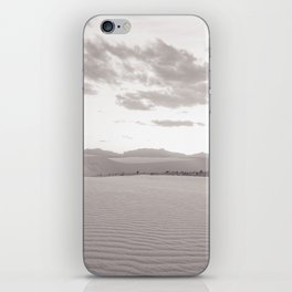 White Sands After Sunset Sepia iPhone Skin