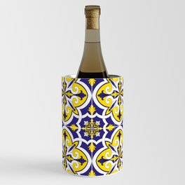 Portuguese Tile Pattern – Vintage ceramic azulejos of Lisbon Wine Chiller