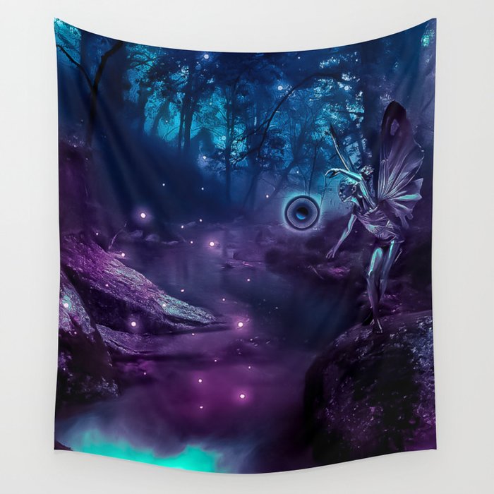 Fairy Waterfall Wall Tapestry