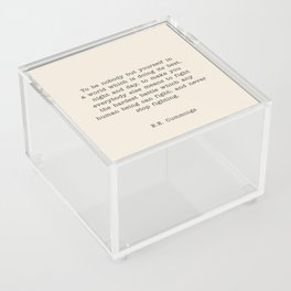 E.E. Cummings quote Acrylic Box