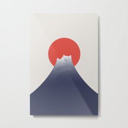 Cat Landscape 98 Metal Print