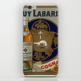 1920 Guy Labarde Cognac Alcoholic Beverage Aperitif Vintage Advertisement Poster / Posters  iPhone Skin