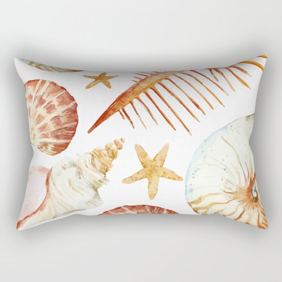 Sea Life Pattern 09 Rectangular Pillow