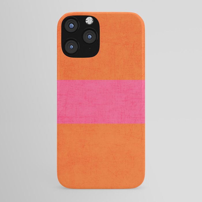 orange and hot pink classic iPhone Case