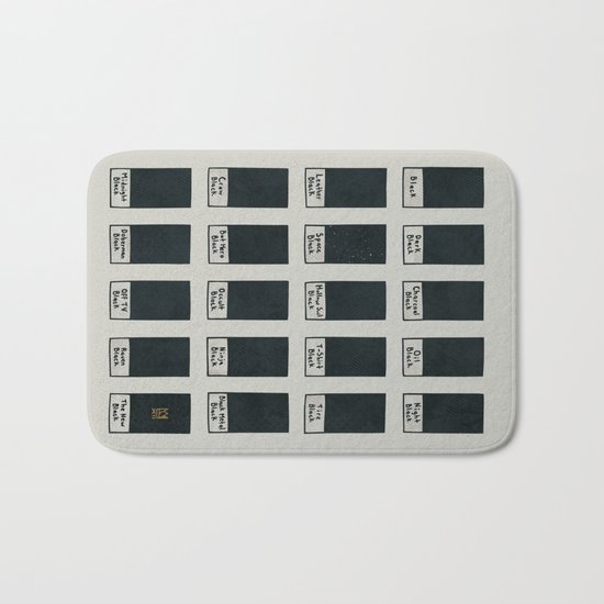 The New Black Bath Mat