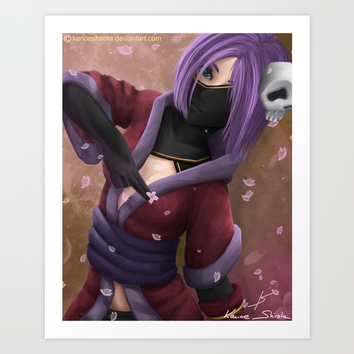 Kyokotsu Zanpakutou Bleach Art Print By Kanoe Shirota Society6 Artwork by ninth division captain: society6